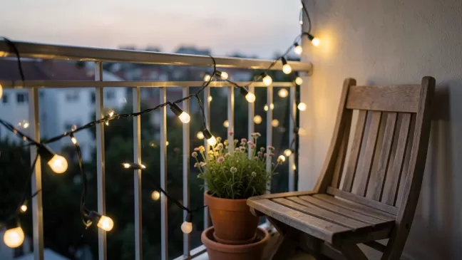 jak oświetlić balkon