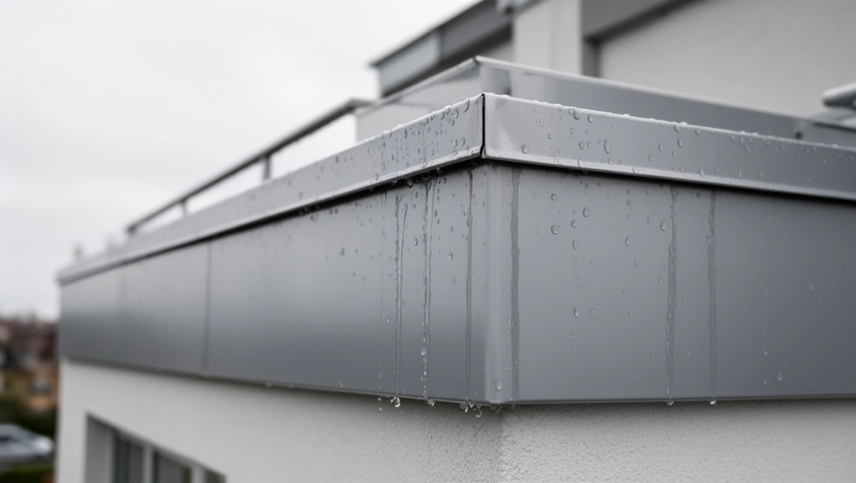 Czoło balkonu z blachy