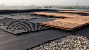 Co można położyć na papę na tarasie