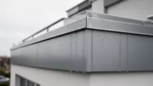 Czoło balkonu z blachy