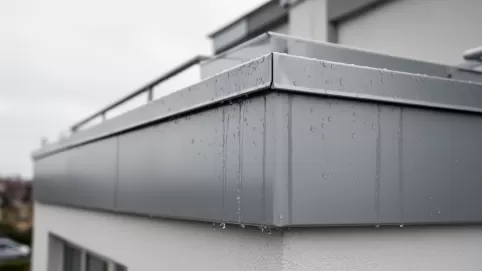 Czoło balkonu z blachy