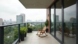 Szklana zabudowa balkonu cena