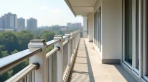 Wysokość balustrady balkonowej